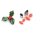 Silikonstempel / Veiner & Ausstecher Set Holly leaf