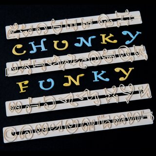 FMM Chunky Funky Alphabet & Numbers Set Tappits