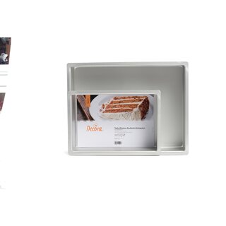 PROFI  RECHTECKIGEN BACKFORM AUS ELOXIERTEM ALUMINIUM CM...