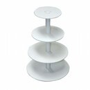 Tiered Cake Stand Plastic, 4 tiers