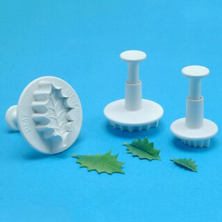 PME Holly Leaf Plunger Cutter Set/3