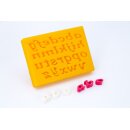 Dekofee Silikonform kleine Buchstaben