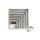 Profi quadratischen backform aus eloxiertem aluminium 20x20x10h