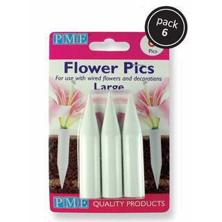 PME Flower Pics Large pk/6