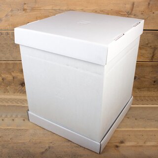 FunCakes Cake Box -Blanco 37x37x45cm- pk/1