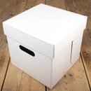 FunCakes Cake Box -Blanco 25.5x25.5x25cm- pk/1