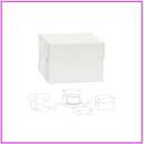 BOX FÜR KUCHEN 36,5 X 36,5 X H 25 CM