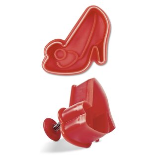 Stadter  Cookie cutter with stamp and ejector Shoe / Pump 6 cm