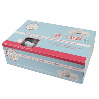 Cake Star Push Easy Cutters - Uppercase Alphabet Set 26 Piece