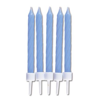 Stadter  Candles Birthday 7,5 cm with holder 10 pieces