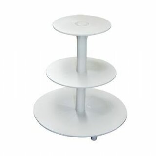 Tiered Cake Stand Plastic, 3 tiers