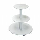 Tiered Cake Stand Plastic, 3 tiers