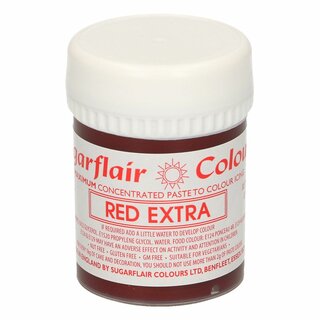 Sugarflair - Max Concentrate Paste Colour RED EXTRA 42g