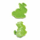 Stadter  Cookie cutter with stamp and ejector Rabbit 6 cm