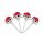 Stadter  Candles Pirates 3,5 x 9,5 cm Sticks Set, 4 parts