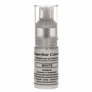 Sugarflair Pump Spray Glitter Dust -White-