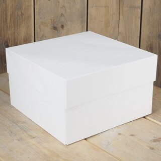 FunCakes Cake Box -Blanco 25x25x15cm- pk/1