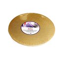 Decora GOLDENE RUNDE TORTENPLATTE CM 30X1,2 H