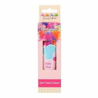 FunCakes Edible FunColours Gel - Baby Blue 30g