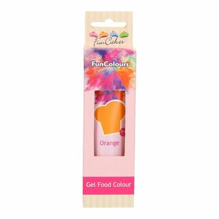 FunCakes Edible FunColours Gel - Orange 30g