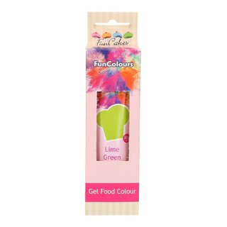 FunCakes Edible FunColours Gel - Lime Green 30g