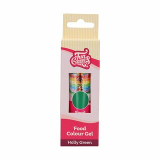 FunCakes Edible FunColours Gel - Holly Green 30g