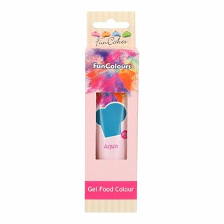 FunCakes Edible FunColours Gel - Aqua 30g