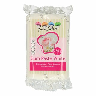 FunCakes Gum Paste / Blütenpaste Weiß -250 g-