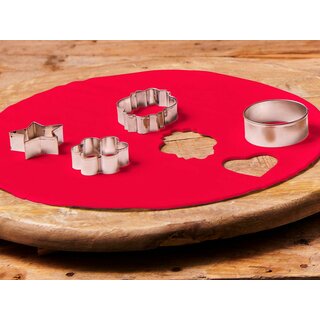 FunCakes Ready Rolled Fondant Disc -Fire Red-