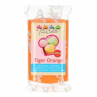 FunCakes Rolfondant -Tiger Orange- 250g