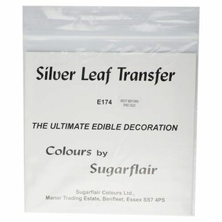 Sugarflair Silver Leaf Transfer