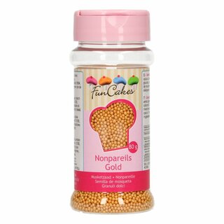 FunCakes Nonpareils -Gold- 80g