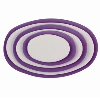 PME Plastic Cutter Oval Set/6