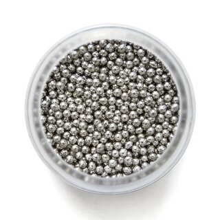 PME Sugar Pearls Silver 2.3mm 25g MHD