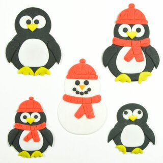 FMM Mummy & Baby Penguin Cutter Set/4