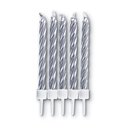 Stadter  Candles Birthday 7,5 cm with holder 10 pieces