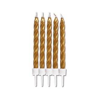 Stdter  Kerzen Geburtstag 7,5 cm mit Halter 10 Stck