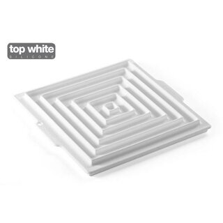 INSERT DECOR SQUARE - SILICONE MOULD FROM 40X40 TO 260X260 MM White