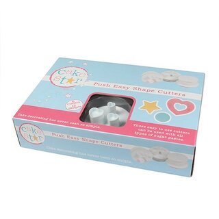 Cake Star Push Easy Cutters - Shapes 6 Piece
