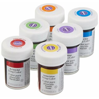 Wilton Gelfarben  Regenbogenmix Spezial 6 x 28 g