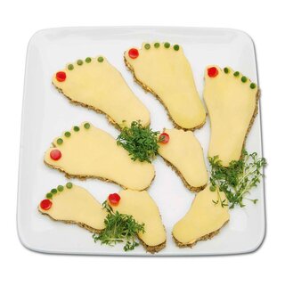 Stadter  Cookie Cutter Cheese feet 5,5 / 9 / 14 cm Set, 3 parts