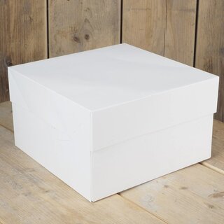 FunCakes Cake Box -Blanco 30x30x15cm