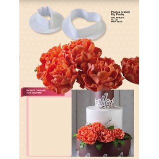 Ausstecher-set Big peony 2-Tlg.