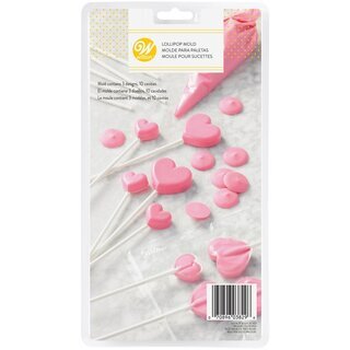 Wilton Lollipop Mold Mini Hearts