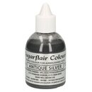 Sugarflair Airbrush Colouring -Glitter Antique Silver- 60ml