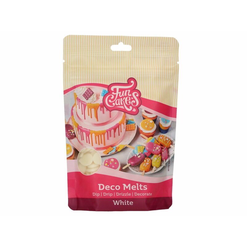 FunCakes Deco Melts -Weiß- 250g - everything about the subject --Moti, 4,70  €