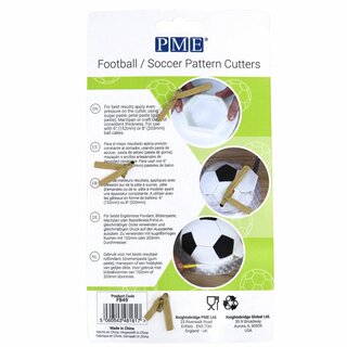 PME Football/Soccer Pattern Cutters Set/4
