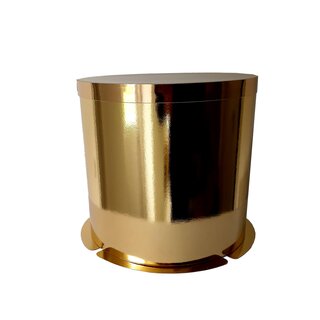 Runde Tortenbox ø300/265 Gold /Gold