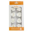 Decora weisse Rosen klein  8 St�ck