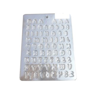 Pralinenform Zahlen & Buchstaben